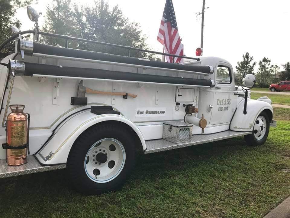 Dave Sutherland N4GMU — 1942 DeLand Fire Truck